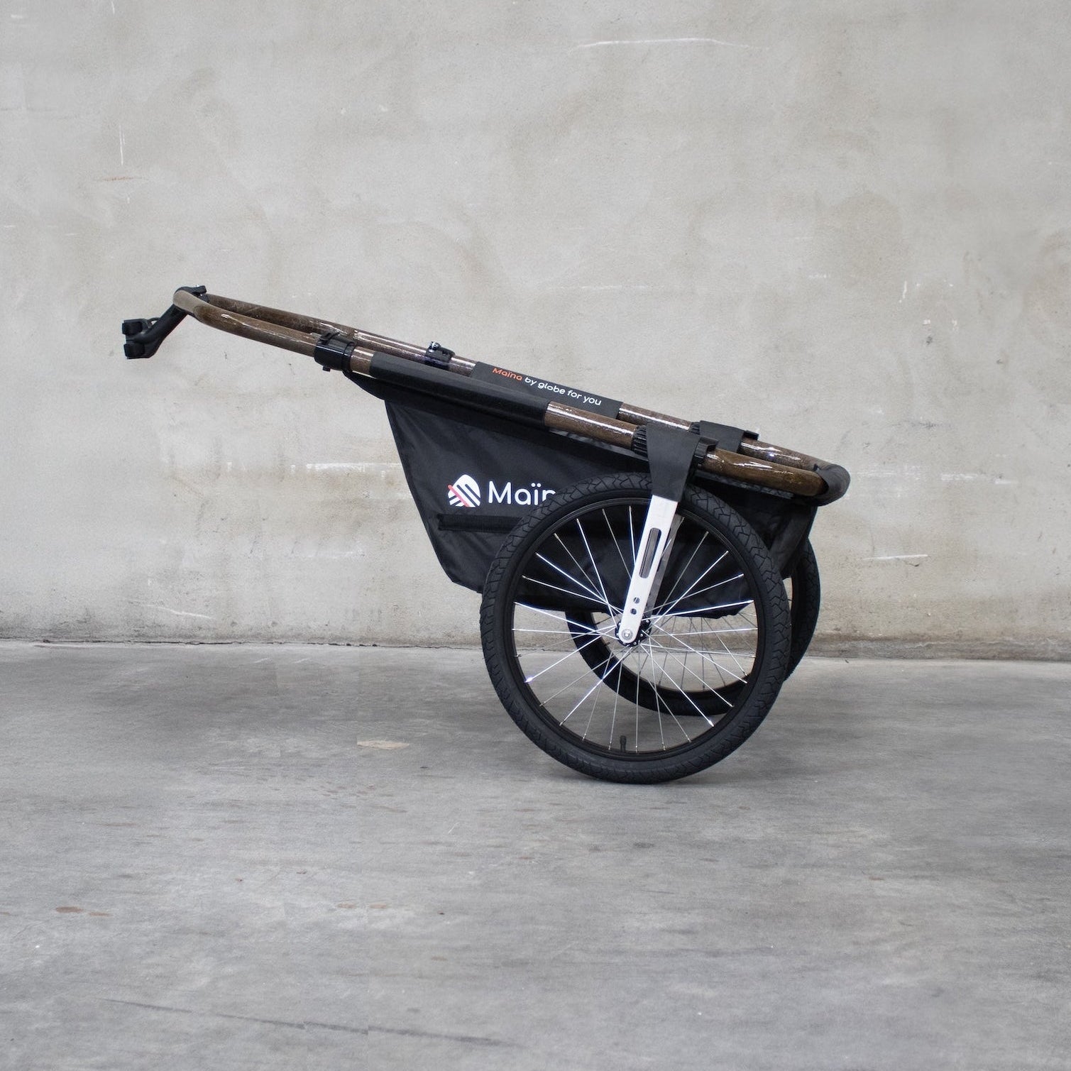 Zelsius – Remorque pour vélo avec couverture rouge – Chariot de transport 40 kg – Dimensions 60x142x81 cm – Housse de pluie retirable en polyester