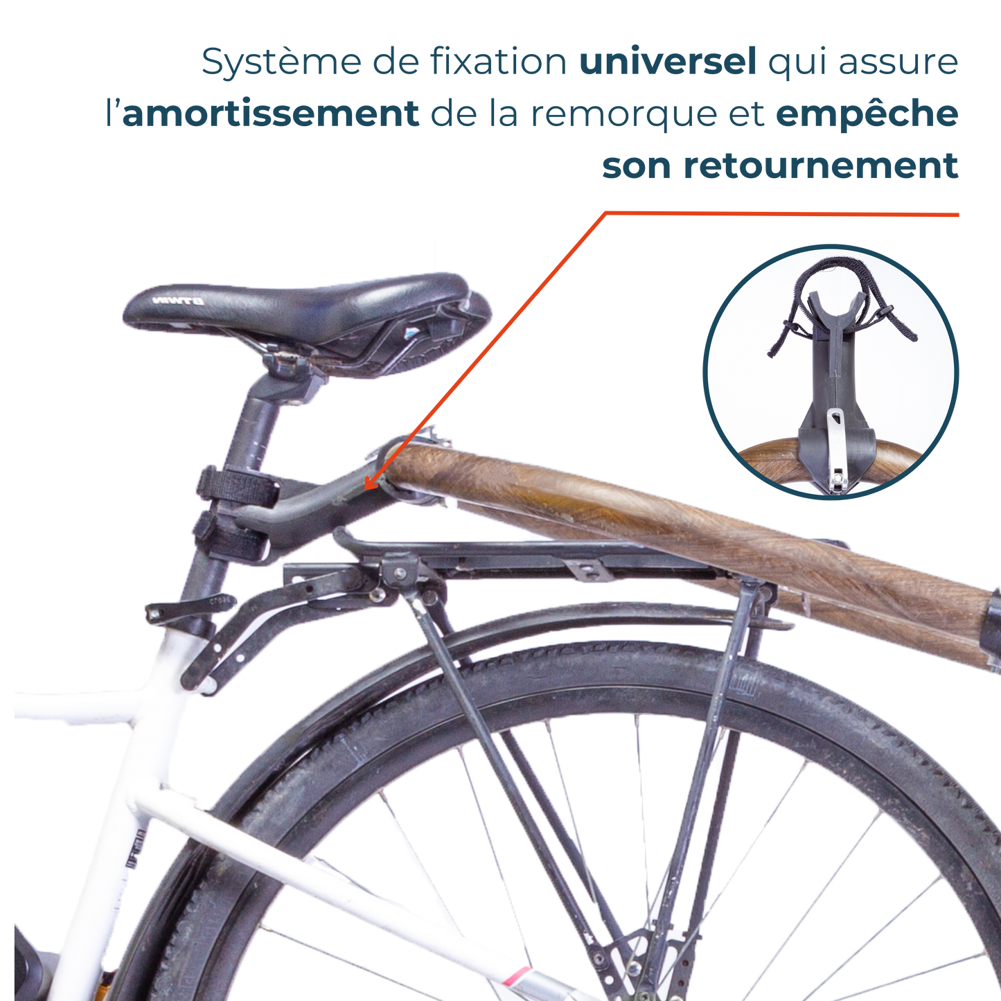 La remorque de vélo Maïna | offre Enjoy Vélo Epinal