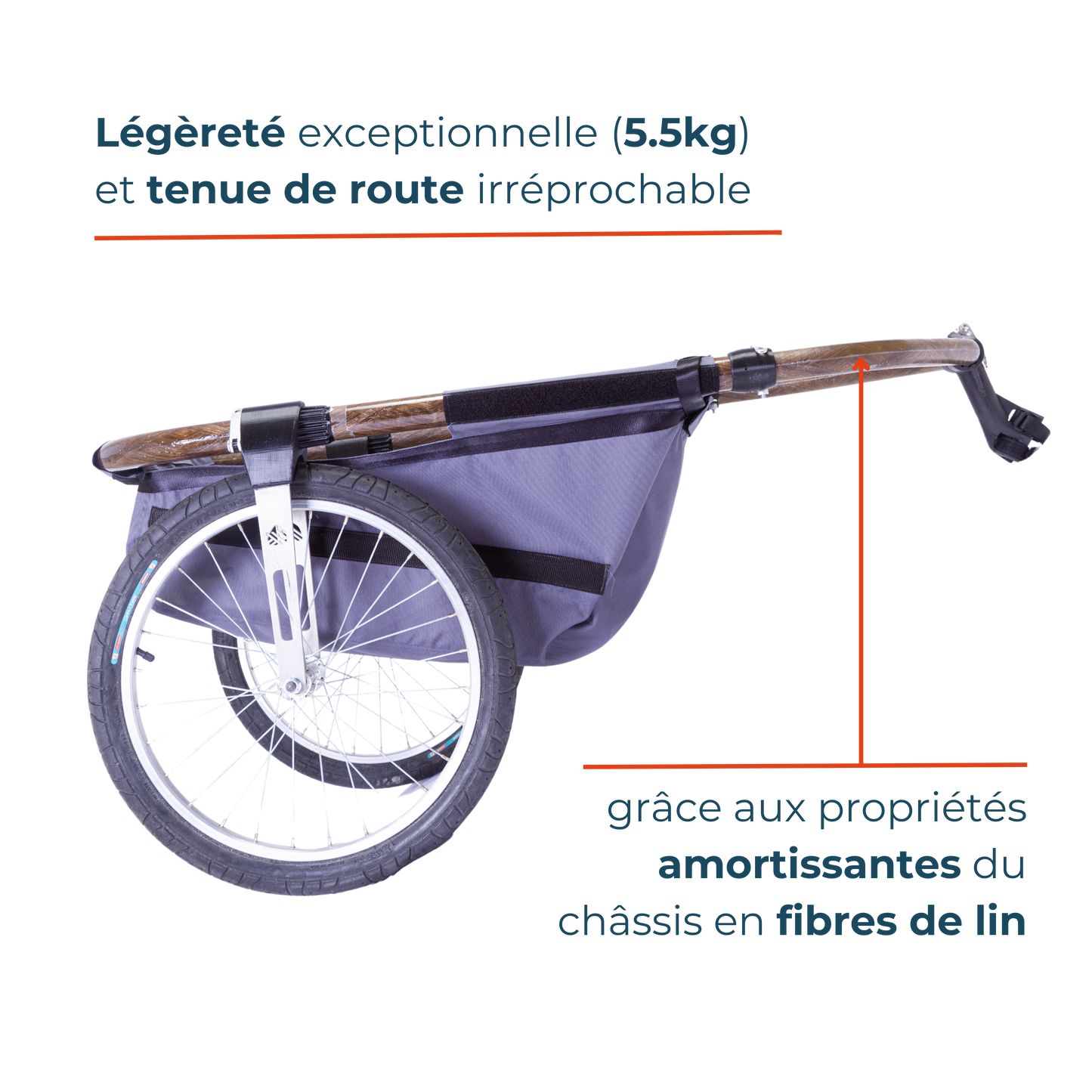 La remorque de vélo Maïna | offre Enjoy Vélo Epinal