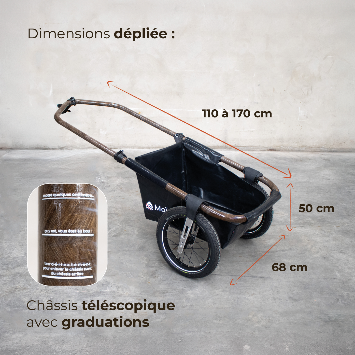 La remorque Maïna 16+