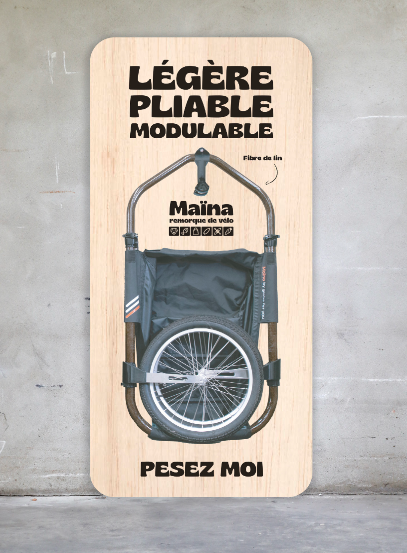 Présentoir Maïna - version panneau