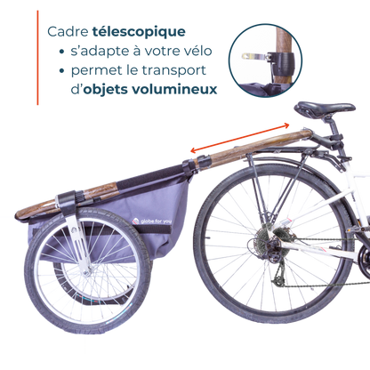 La remorque de vélo Maïna | offre Enjoy Vélo Epinal
