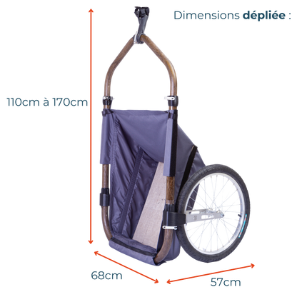 La remorque de vélo Maïna | offre Enjoy Vélo Epinal